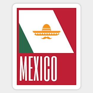 Mexico Country Symbols Sticker